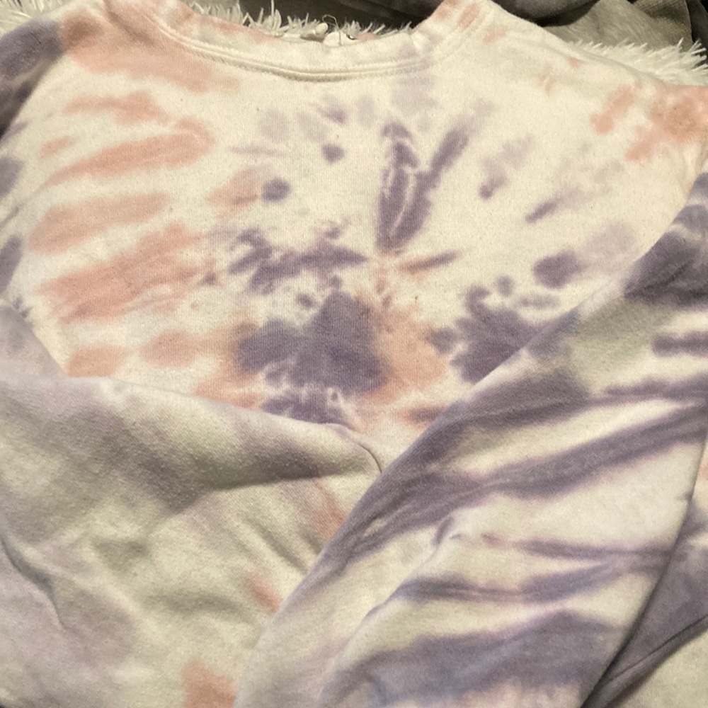 Tie-Dye Cropped Crewneck